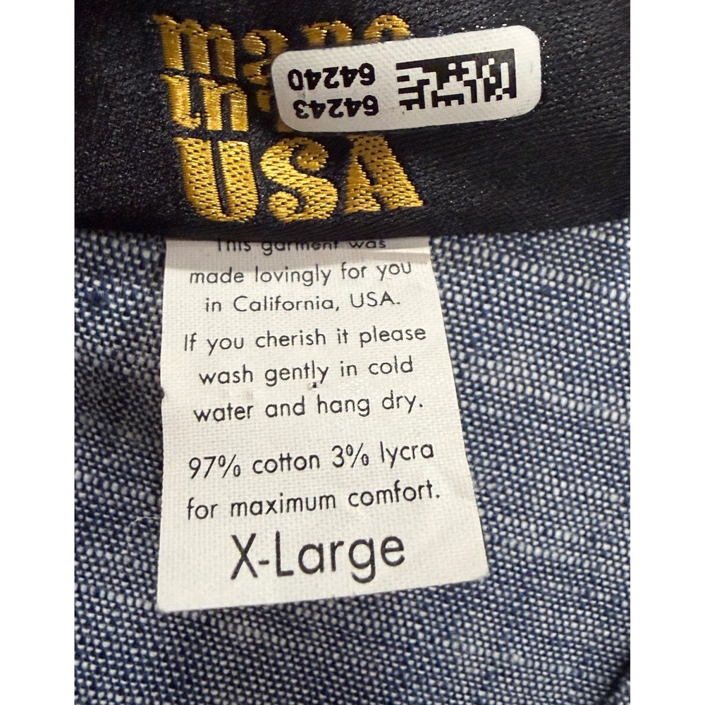 Nooworks Cotton Twill Shift Dress Short Puff Sleeve XL Stretch Made in USA - Picture 7 of 10